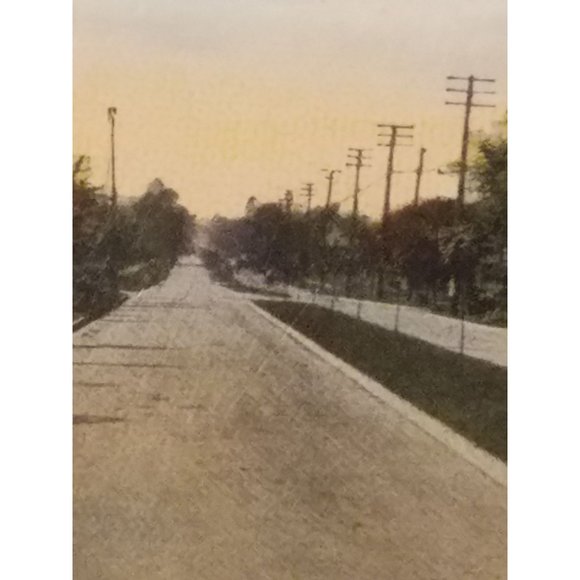 RPPC Indiana Location Vintage Ohio Street Boulevard Terre Haute 1c Stamp 1914 - Picture 3 of 8